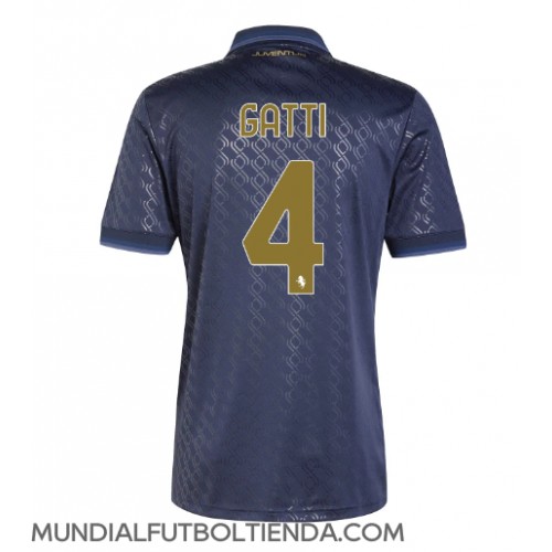 Camiseta Juventus Federico Gatti #4 Tercera Equipación Replica 2024-25 mangas cortas